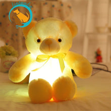 Load image into Gallery viewer, Kawaii Bear Led Pillow Light Up Stuffed Animal Plush Toys Lovely Plush Bear Light Up Pillow Gifts for Girls Christmas Gifts 50cm