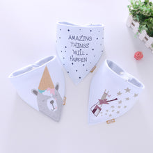 Load image into Gallery viewer, Cotton Bandana Bibs