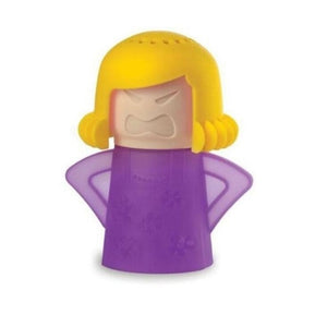 Angry Mama Microwave Cleaner Easily Cleans