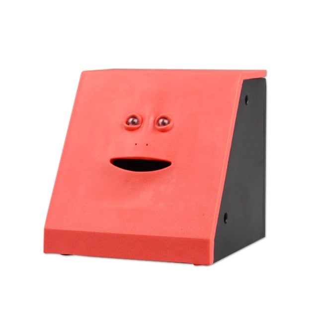 Human Face Piggy Bank Intelligent Sensor  Move