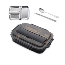 Load image into Gallery viewer, Stainless Steel Lunch Box With Spoon Leak-proof Lunch Bento Boxes