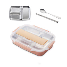 Load image into Gallery viewer, Stainless Steel Lunch Box With Spoon Leak-proof Lunch Bento Boxes