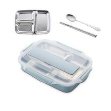 Load image into Gallery viewer, Stainless Steel Lunch Box With Spoon Leak-proof Lunch Bento Boxes
