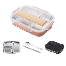 Load image into Gallery viewer, Stainless Steel Lunch Box With Spoon Leak-proof Lunch Bento Boxes