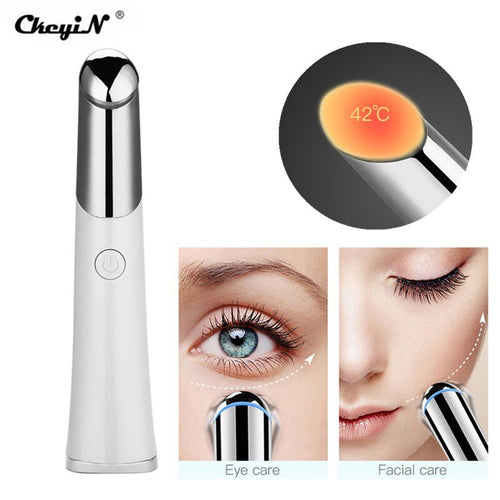 Electric Thermal Eye Massager Roller Ionic Vibration