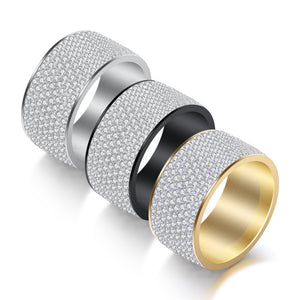 Crystal Pave Rings