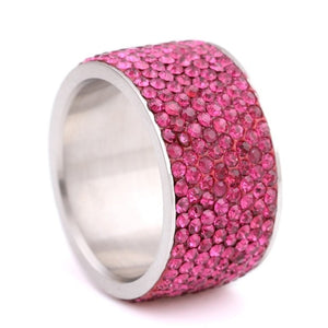 Crystal Pave Rings