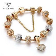 Load image into Gallery viewer, Crystal Heart Charm Bracelets