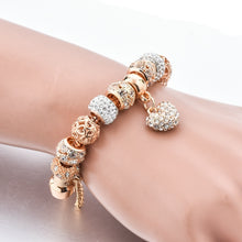Load image into Gallery viewer, Crystal Heart Charm Bracelets