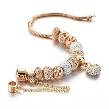 Load image into Gallery viewer, Crystal Heart Charm Bracelets