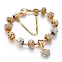 Load image into Gallery viewer, Crystal Heart Charm Bracelets